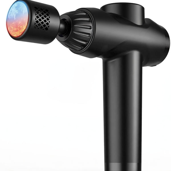 Hot & Cold Percussion Massage Gun — Deep Tissue Recovery for Back & Neck