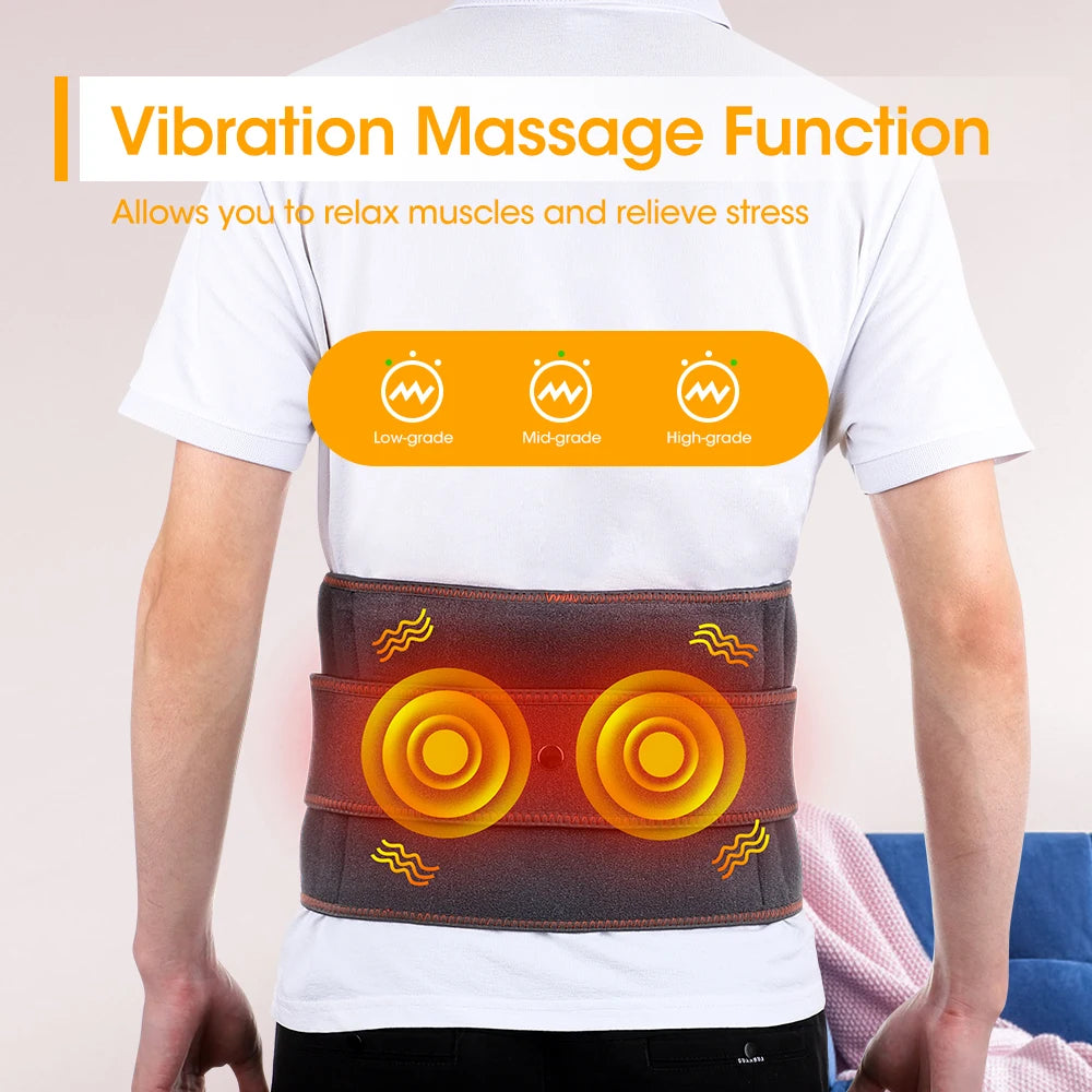 Infrared Heating Vibrating Waist Massager