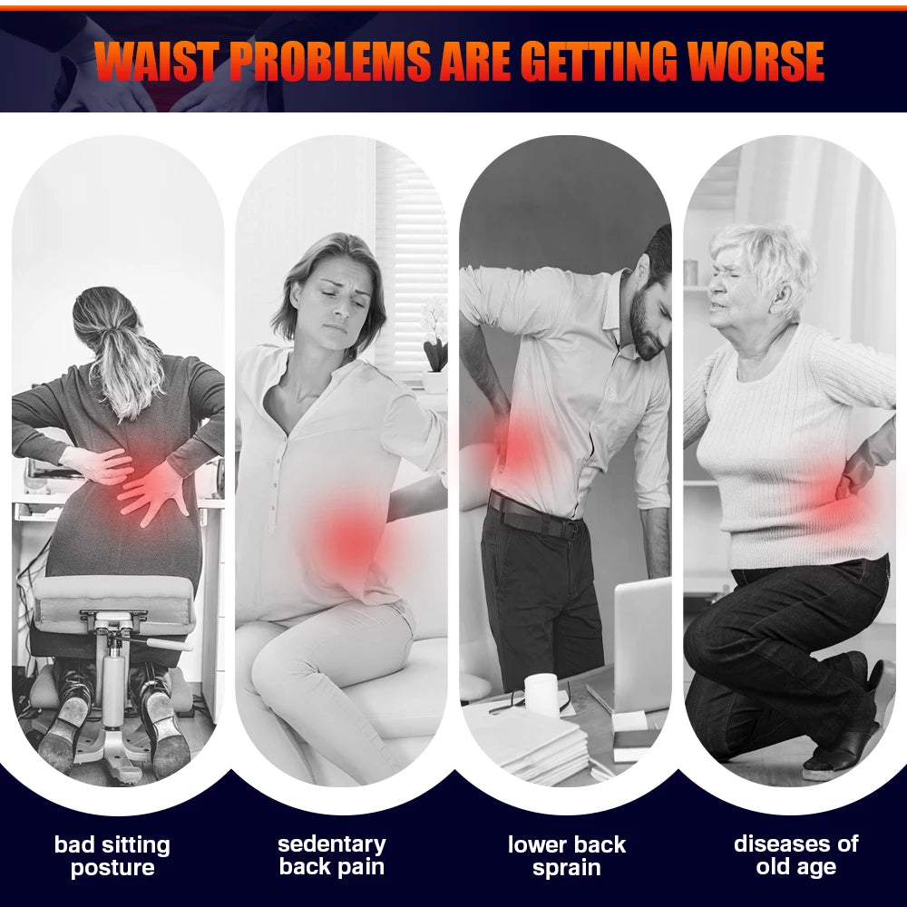 Infrared Heating Vibrating Waist Massager