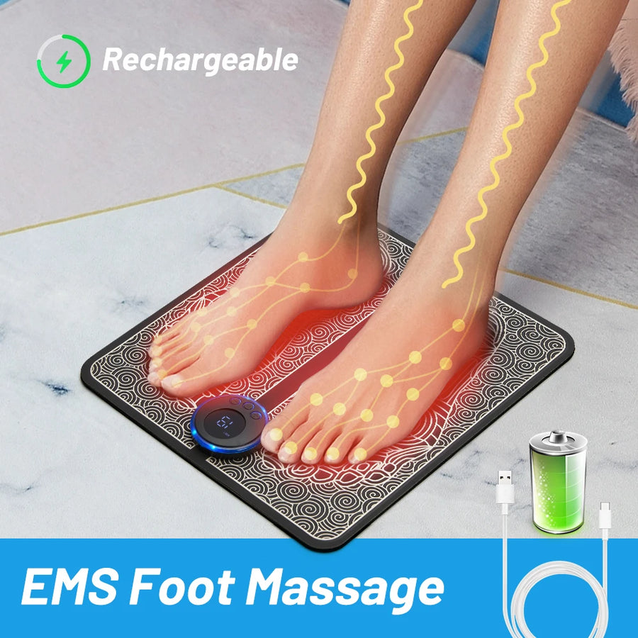 Electric EMS Foot Massager Pad
