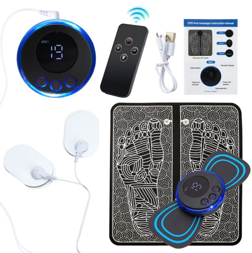 Electric EMS Foot Massager Pad