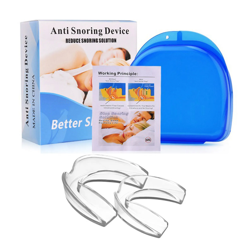 Anti-Snore Mouth Guard Set with Storage Case