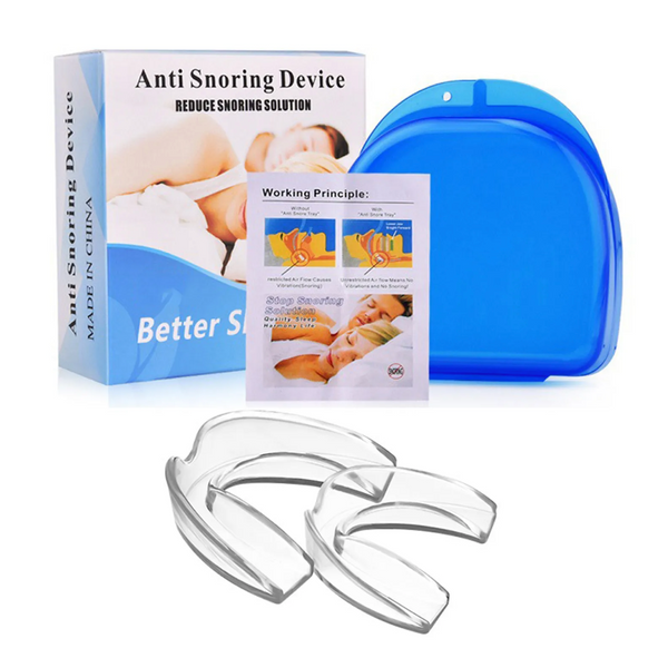 Anti-Snore Mouth Guard Set with Storage Case